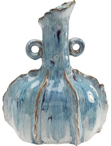 Vase Mina Handle 25cm - Μπλε