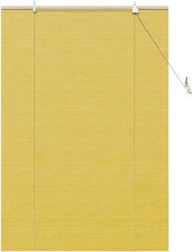 vidaXL Ρόλερ Κίτρινο 110 x 160 cm Μπαμπού