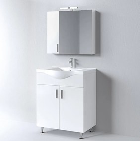 Σετ Mπάνιου SIENA 75 Λευκό 75x46x160 εκ.