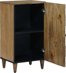 vidaXL Πλαϊνό γραφείο Καφέ 40 x 33 x 75 εκ. Στερεό ξύλο μάνγκο