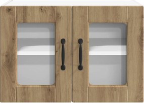 vidaXL Ραφιέρα τοίχου PORTO 2 pcs Artisan Oak Επεξεργασμένο ξύλο