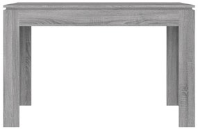 Τραπεζαρία Γκρι Sonoma 120 x 60 x 76 εκ. από Επεξεργασμένο Ξύλο - Γκρι