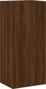 vidaXL Ντουλάπι Τοίχου Τηλεόρασης Καφέ Δρυς 40,5x30x90 εκ. Επεξ. Ξύλο