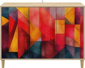 vidaXL Πλαϊνό γραφείο HEESCH Sonoma 102 x 33 x 75 εκ.