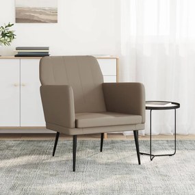 vidaXL Πολυθρόνα Cappuccino 61x78x80 εκ. από Συνθετικό Δέρμα