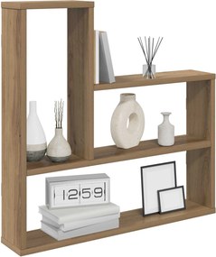 vidaXL Ράφι Τοίχου Artisan Δρυς 60 x 11 x 60 εκ. Επεξεργασμένο Ξύλο