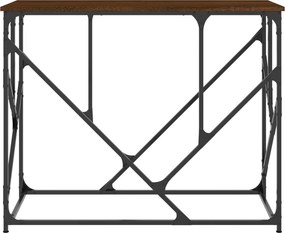 vidaXL Τραπέζι Κονσόλα Καφέ Δρυς 100x40x80 εκ. Επεξεργασμένο Ξύλο
