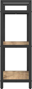 vidaXL Ράφι Βιβλίων 3 επιπέδων 56 x 34 x 96 εκ Επεξεργασμένο ξύλο