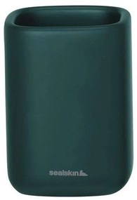 Ποτήρι Οδοντόβουρτσας Mind 7,6x10,4cm Dark Green Sealskin Ceramic