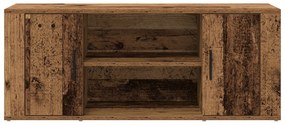 vidaXL Ντουλάπα τηλεόρασης από παλιό ξύλο 100x35x40 εκ. Κατασκευασμένο από MDF