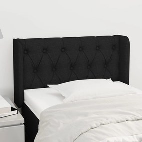 vidaXL Κεφαλάρι με Πτερύγια Μαύρο 83x16x78/88 εκ. Υφασμάτινο