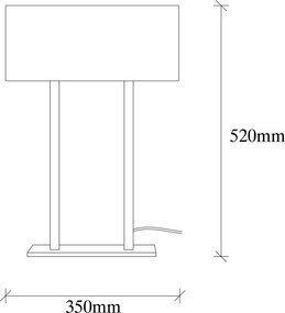 Table Lamp Salihini - MR-616 White
Black