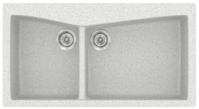Sanitec Classic 326 Granite White Ένθετος Νεροχύτης SAN.326.01.GWH