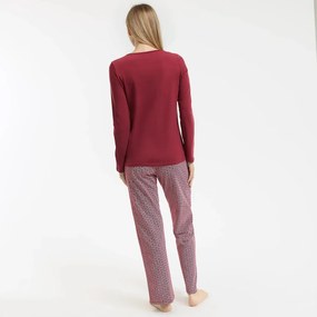 Μακρυμάνικη πιτζάμα από βαμβακερό ζέρσεϊ