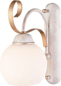 Απλίκα Τοίχου Aca Foyer DL11691W White/Antique Gold