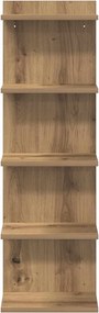 vidaXL Ράφι Τοίχου 2 pcs Artisan Δρυς 30 x 15 x 100 εκ
