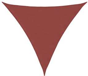 vidaXL Πανί Σκίασης Τρίγωνο Τερακότα 3,6 x 3,6 x 3,6 μ. Ύφασμα Oxford