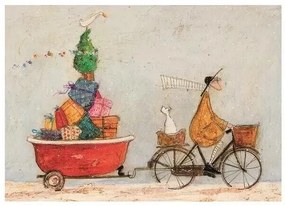 Εκτύπωση τέχνης Sam Toft - A Tubful of Good Cheer