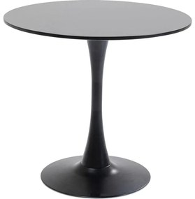 Τραπέζι Schickeria Μαύρο 80x80x74 εκ - Μαύρο