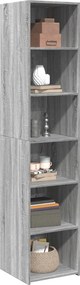 vidaXL Ντουλάπι Γκρι Sonoma 40x41x185 εκ. Επεξεργασμένο Ξύλο