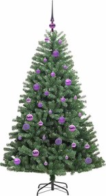 vidaXL Τεχνητό Χριστουγεννιάτικο Δέντρο με Άξονα Πράσινο 150 cm