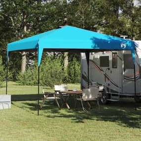vidaXL Σκηνή Σκίασης Μπλε 300 x 300 x 227 / 236 / 245 εκ Ύφασμα Oxford