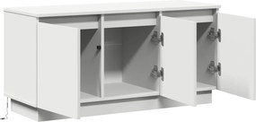 vidaXL Ντουλάπι TV 100 x 38 x 49 εκ. Λευκό Επεξεργασμένο Ξύλο