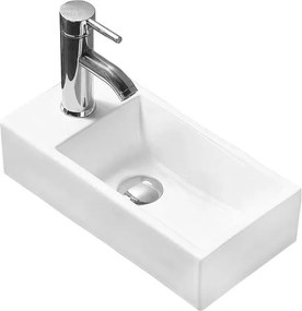 Mexen Inez Νιπτήρας επιτραπέζιος δεξιός 40 x 20 cm, λευκός - 21484000R