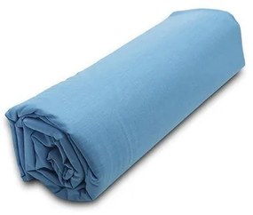 Κατωσέντονο Menta με λάστιχο 15 Turquoise Διπλό (160x200+20)