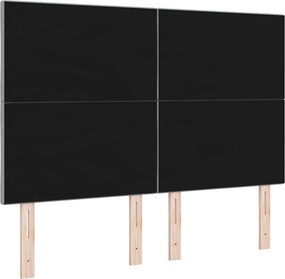 vidaXL Κεφαλάρι Ανοιχτό γκρι 144 cm ύφασμα