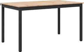 vidaXL Τραπεζαρία Φυσικό 150 x 90 x 75 cm Στερεά ξυλεία πεύκου