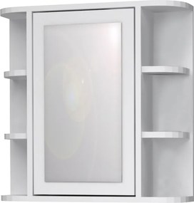 Καθρέπτης μπάνιου Diro Μegapap χρώμα λευκό 65x17,5x60εκ.