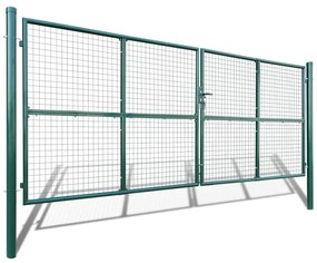 vidaXL Πόρτα Κήπου από Πλέγμα 400x150 εκ.