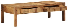 vidaXL Τραπέζι Καφέ 110x55x35 cm Μασίφ Ανακυκλωμένο
