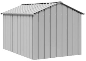 vidaXL Σπιτάκι σκύλου με οροφή 113x153x101 cm Γαλβανισμένος χάλυβας