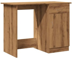 vidaXL Γραφείο Αρτισιανή Δρυς 100x50x76 εκ. από Επεξεργασμένο Ξύλο