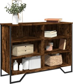 vidaXL Ντουλάπι Καπνιστή Δρυς 101x35,5x74,5 εκ. από Επεξεργ. Ξύλο