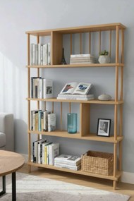 Βιβλιοθήκη Sapphire Δρυς LUGREGO 90x20x137