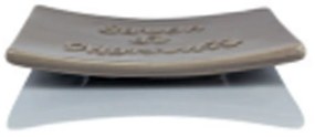 Σαπουνοθήκη Savon de Marseille 02764.001 Taupe Spirella Ceramic