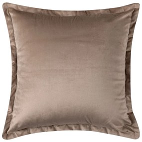 Διακοσμητική Μαξιλαροθήκη Βελουτέ (45x45) Silk Fashion A804 Μπεζ