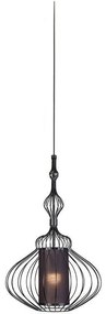Φωτιστικό Οροφής Abi M 8866 Black Nowodvorski Metal, Fabric