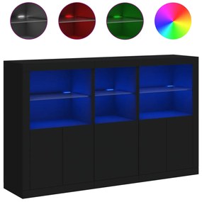 ΜΠΟΥΦΕΣ ΜΕ ΦΩΤΑ LED ΜΑΥΡΟΣ 162 X 37 X 100 ΕΚ. 3209143