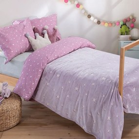 Κουβέρτα Παιδική Glow Interstellar Rose Nef-Nef Homeware Μονό 160x220cm Πολυέστερ