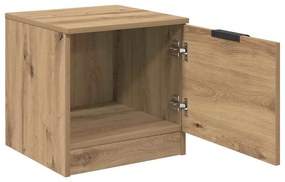 vidaXL Ντουλάπι κρεβατιού 2 pcs artisan δρυς 40 x 39 x 40 εκ.