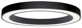 Πλαφονιέρα Φωτιστικό Οροφής LED 132W 4000Κ Dali Dimming Φ180cm Ring Viokef-3915-0118-4-B-D3-Μαύρο 3915-0118-4-B-D3