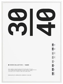 Κορνίζα Επιτοίχια 90039 30x40 White Paper Collective Wood, Glass