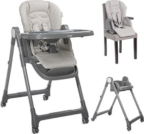 BABY HIGH CHAIR 3in1 CHEF BEIGE LEATHER