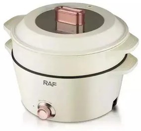 RAF Ηλεκτρικός Πολυμάγειρας 1300W Χωρητικότητας 7lt Άσπρος R.5403W