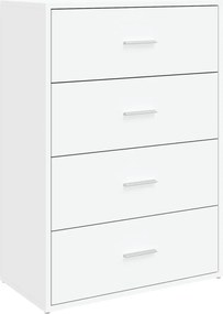 vidaXL Βοηθητικά Ντουλάπια 2 τεμ. Λευκό 60x31x84 εκ. Επεξεργ. Ξύλο