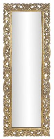 Τοίχο καθρέφτη DKD Home Decor 60 x 3,5 x 180 cm Κρυστάλλινο Χρυσό Ξύλο από Μάνγκο